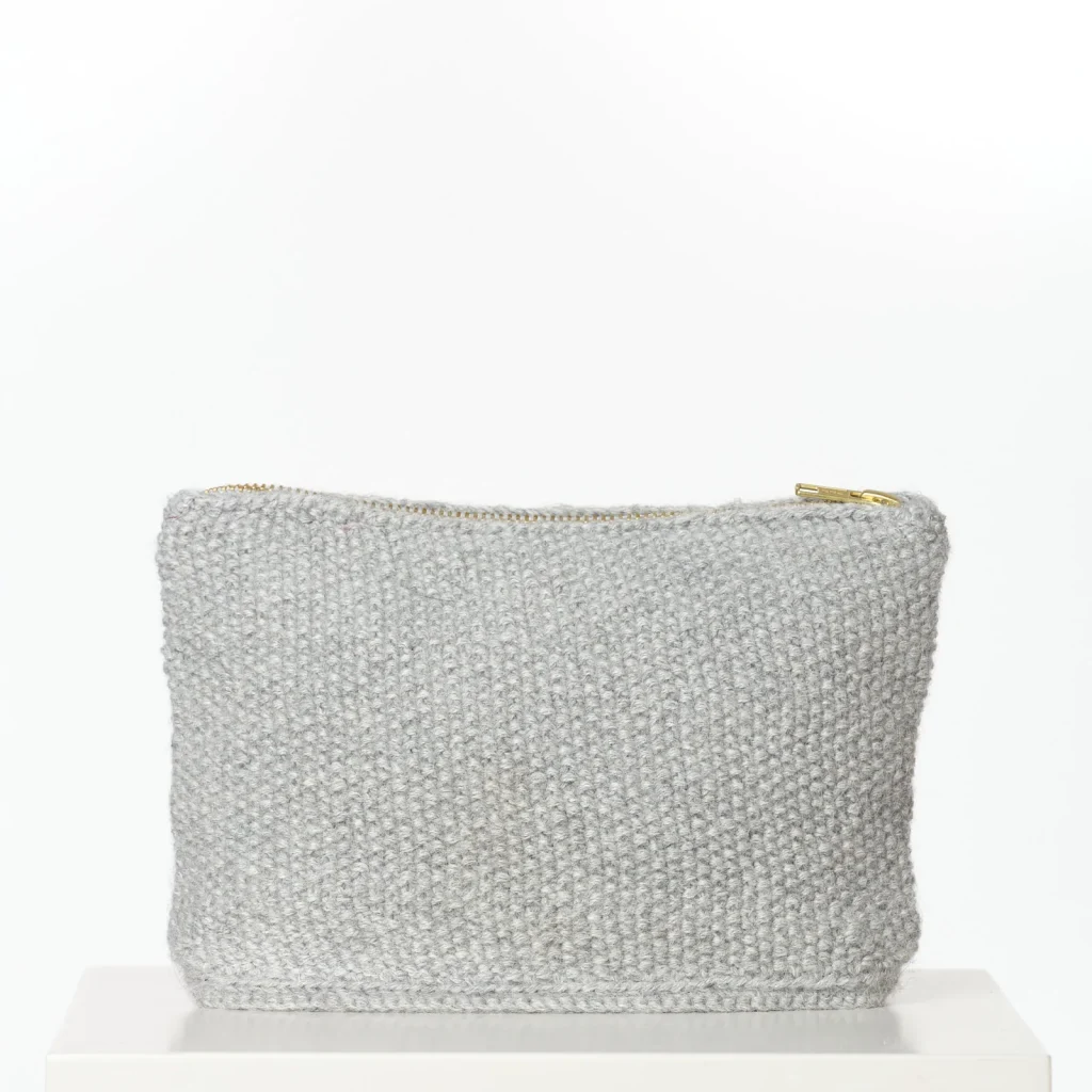 Gai+Lisva Stine Clutch Bag Grey Melange