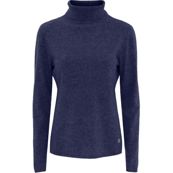 BTF CPH Karin Turtleneck Midnight Blue Melange