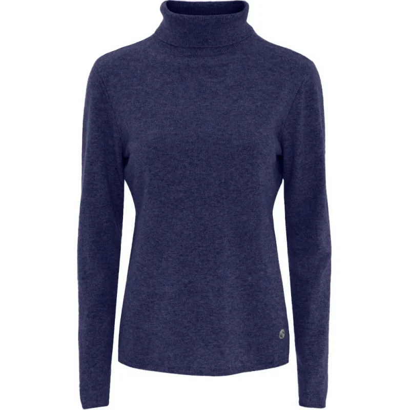 BTF CPH Karin Turtleneck Midnight Blue Melange