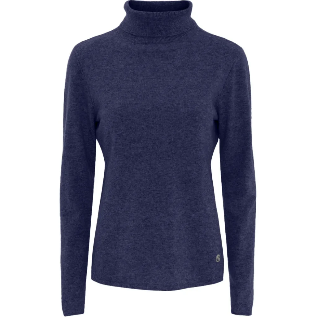 BTF CPH Karin Turtleneck Midnight Blue Melange