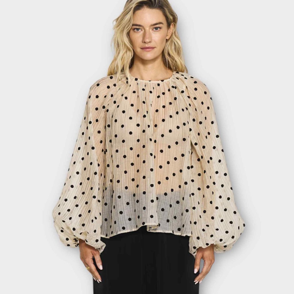 Twist and tango Alba Blouse White Dot