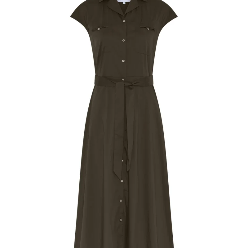 La Rouge Vilma Shirtdress Army Green