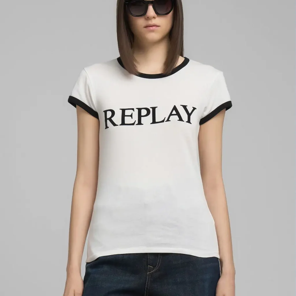 Replay T-Shirt With Maxi-Lettering
