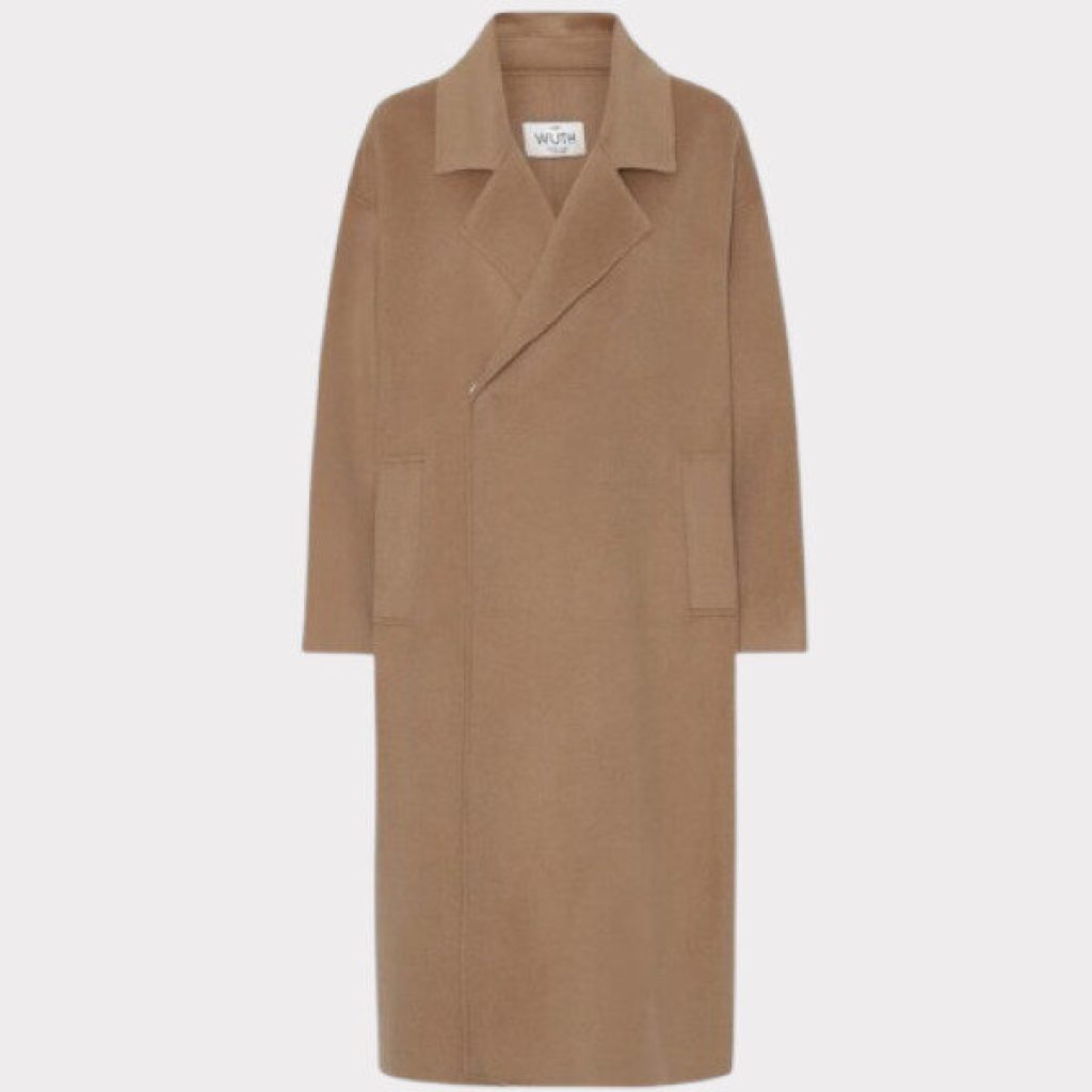 Wüth Oversize Uld Frakke Latte