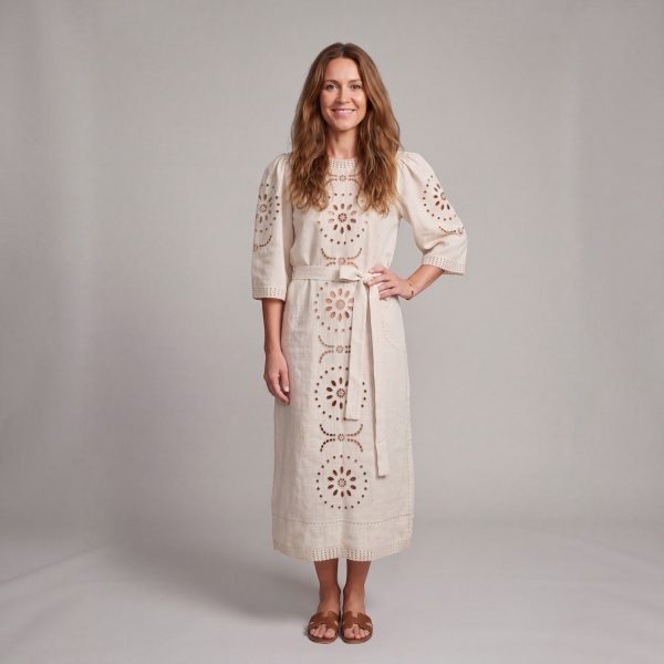 broderie anglais dress