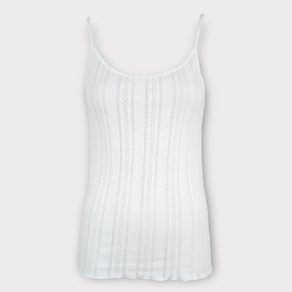 la rouge lotus strap top white