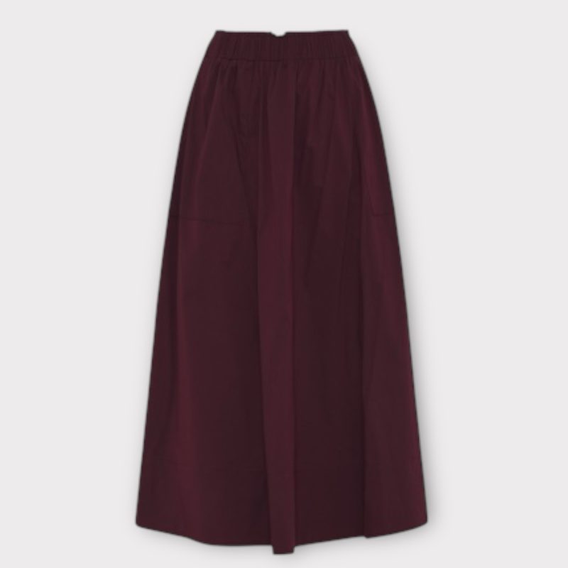 la rouge vilma skirt wine