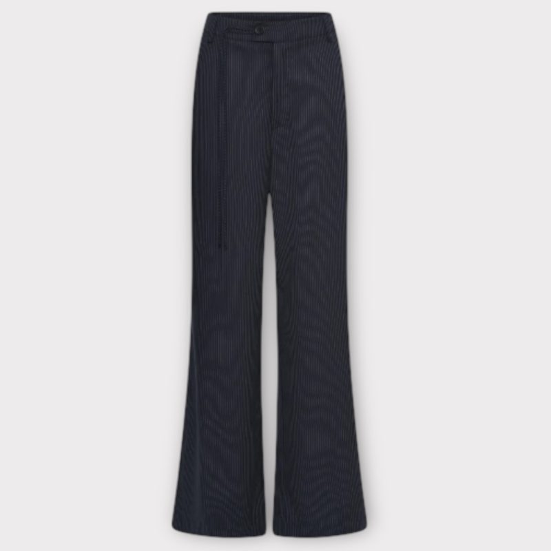 La Rouge Catrine Pants Navy Pinstribe