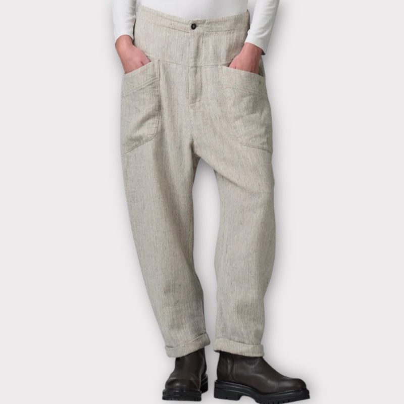 Transit Trousers In Herringbone
