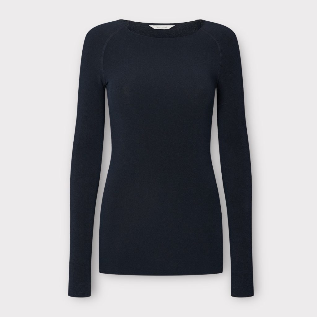 gai & lisva amalie wool midnight blue