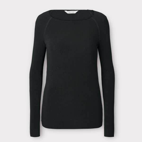 gai & lisva amalie wool top black