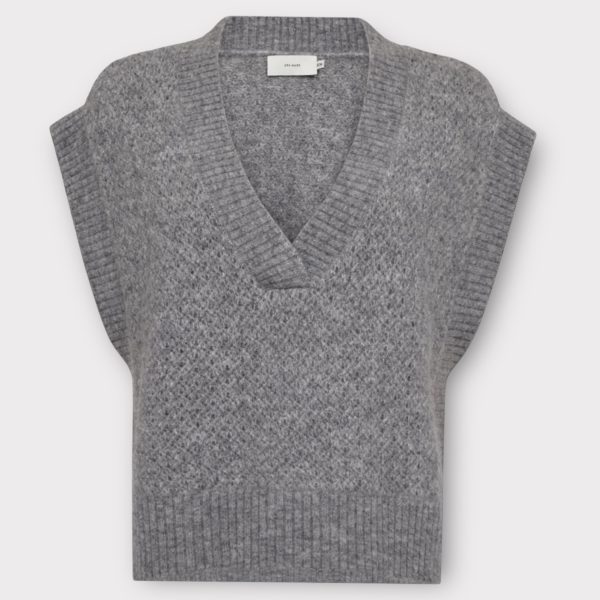 copenhagen muse cmibra waistcoat grey melange