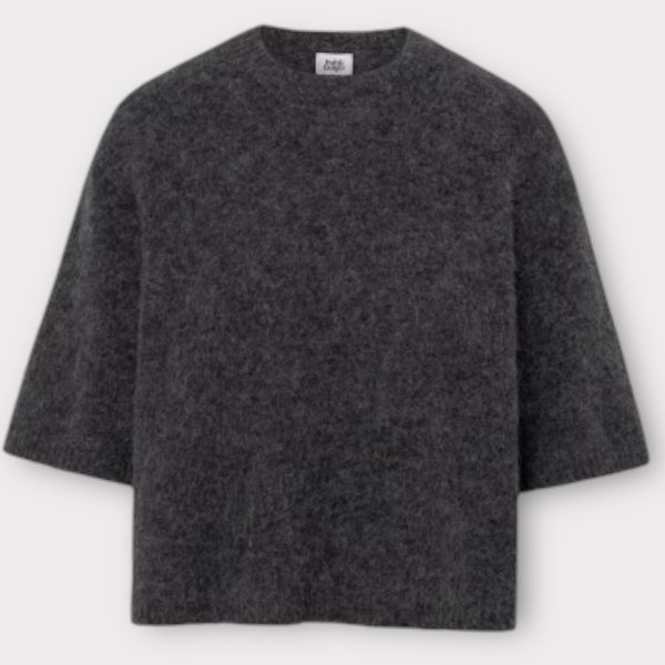 Twist & Tango Madina Short Slv Knit Black