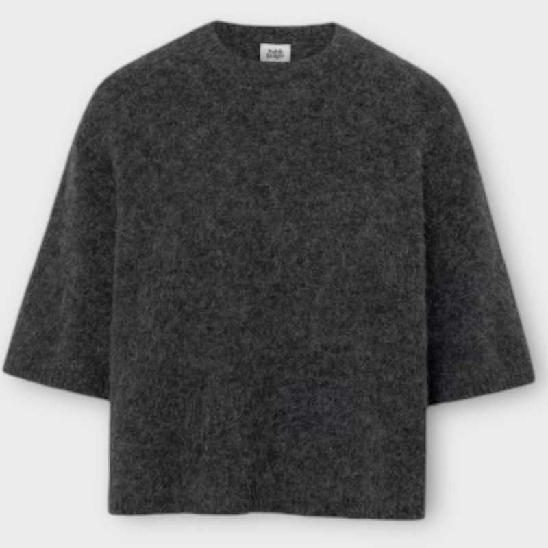 Twist & Tango Madina Short Slv Knit Black