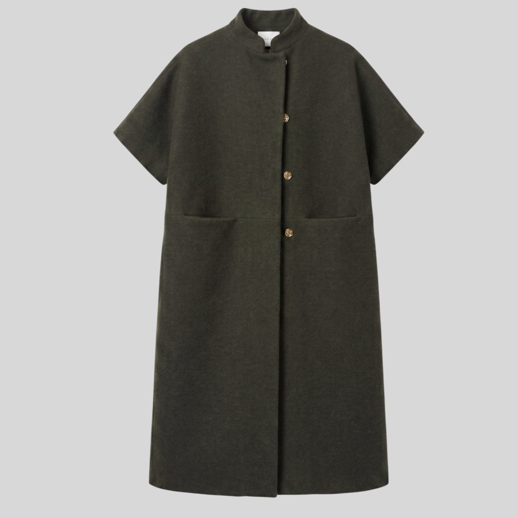 Long Mok Wool Army Green