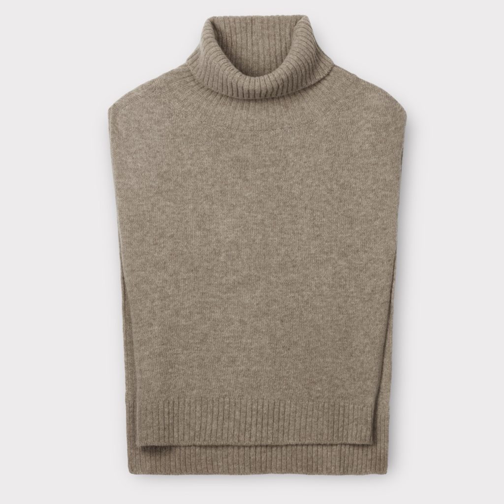 gai & lisva michella neck piece stone grey