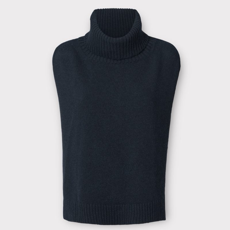 Gai + Lisva Michelle Neck Piece Midnight Blue