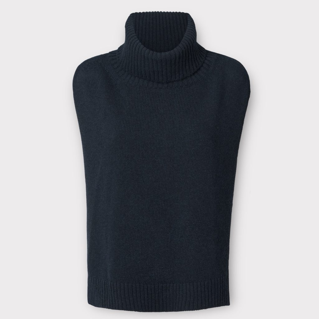 Gai + Lisva Michelle Neck Piece Midnight Blue