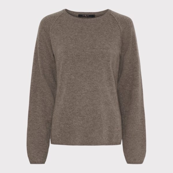 BTF CPH Mia Cashmere Pullover Ash Brown Melange