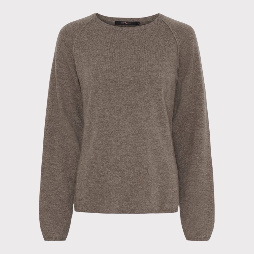 BTF CPH Mia Cashmere Pullover Ash Brown Melange