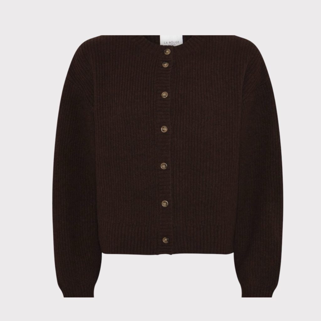 La Rouge Sisse Cardigan Dark Brown