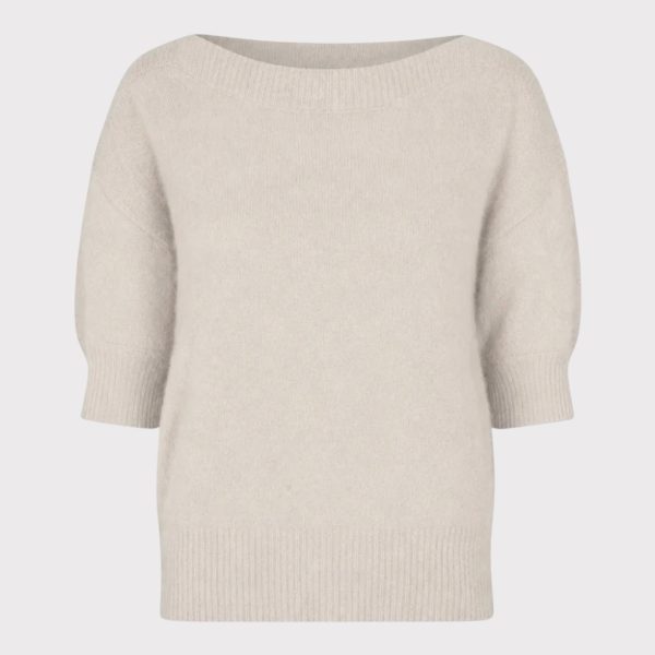 Six Ames Moi Sweater Oatmeal Beige