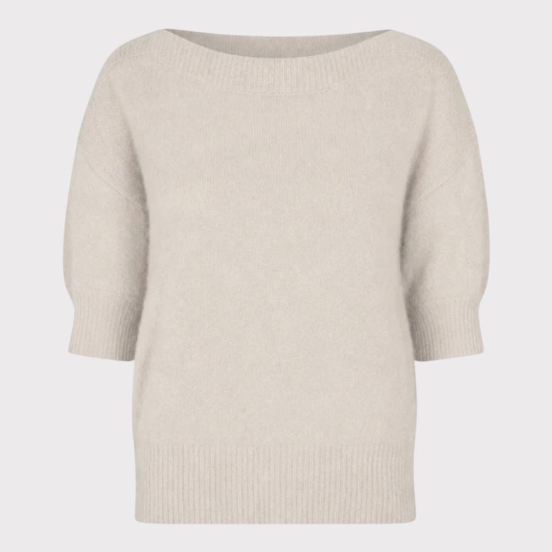 Six Ames Moi Sweater Oatmeal Beige