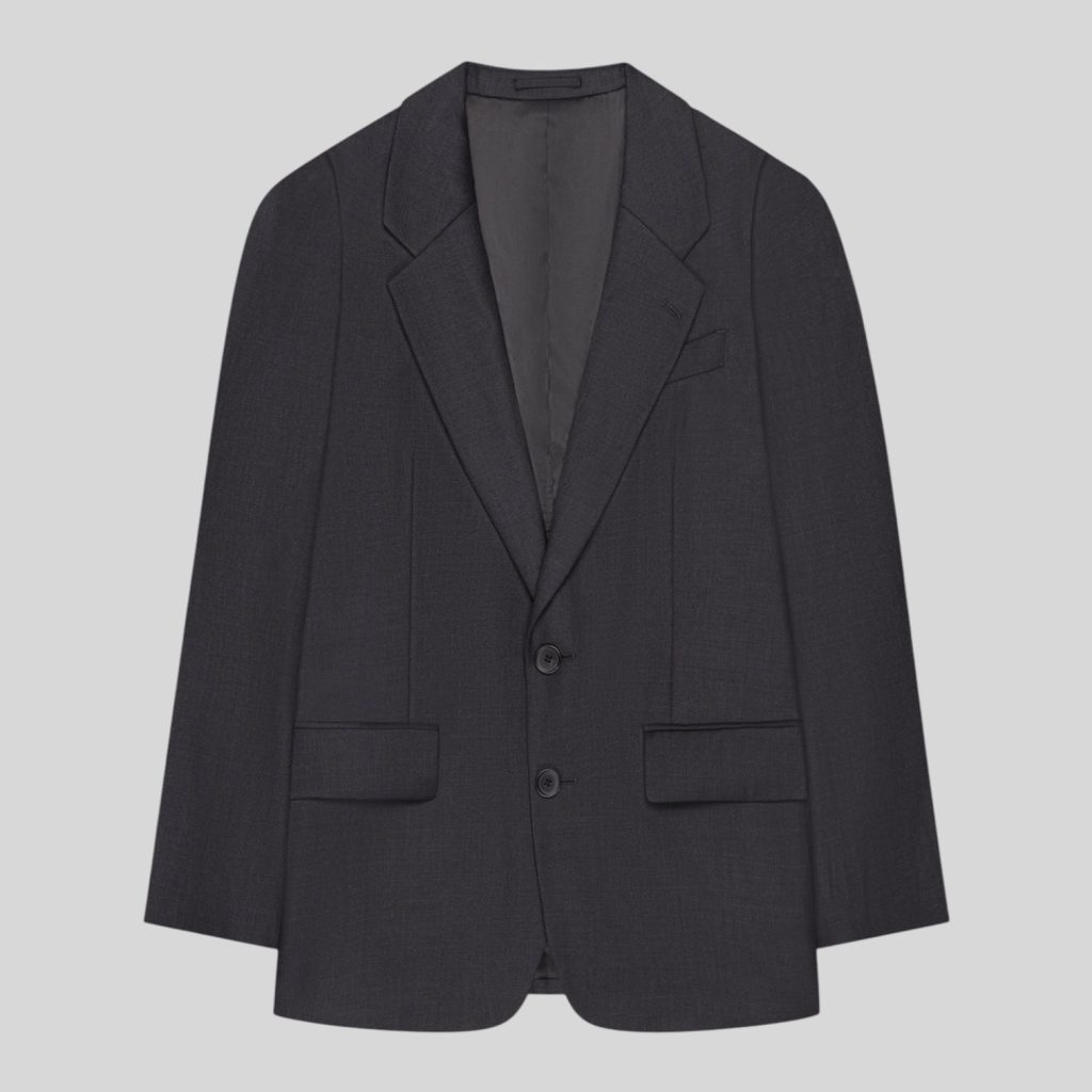 HERMAN Classic Jacket Super Wool Charcoal