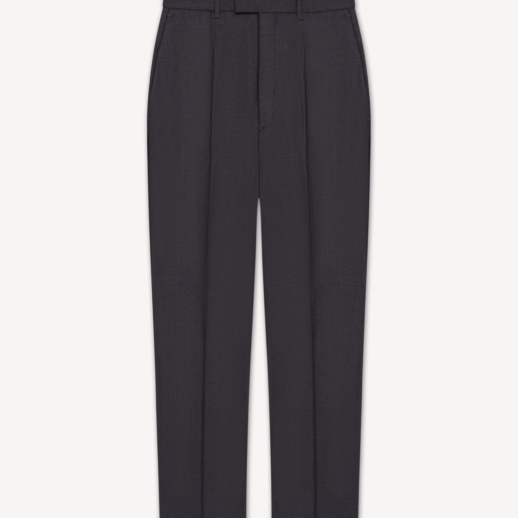 HERMAN Straight Leg Trousers Charcoal