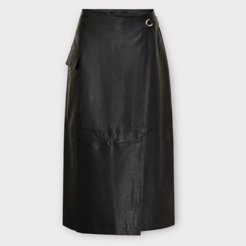 btf slå-om nederdel black