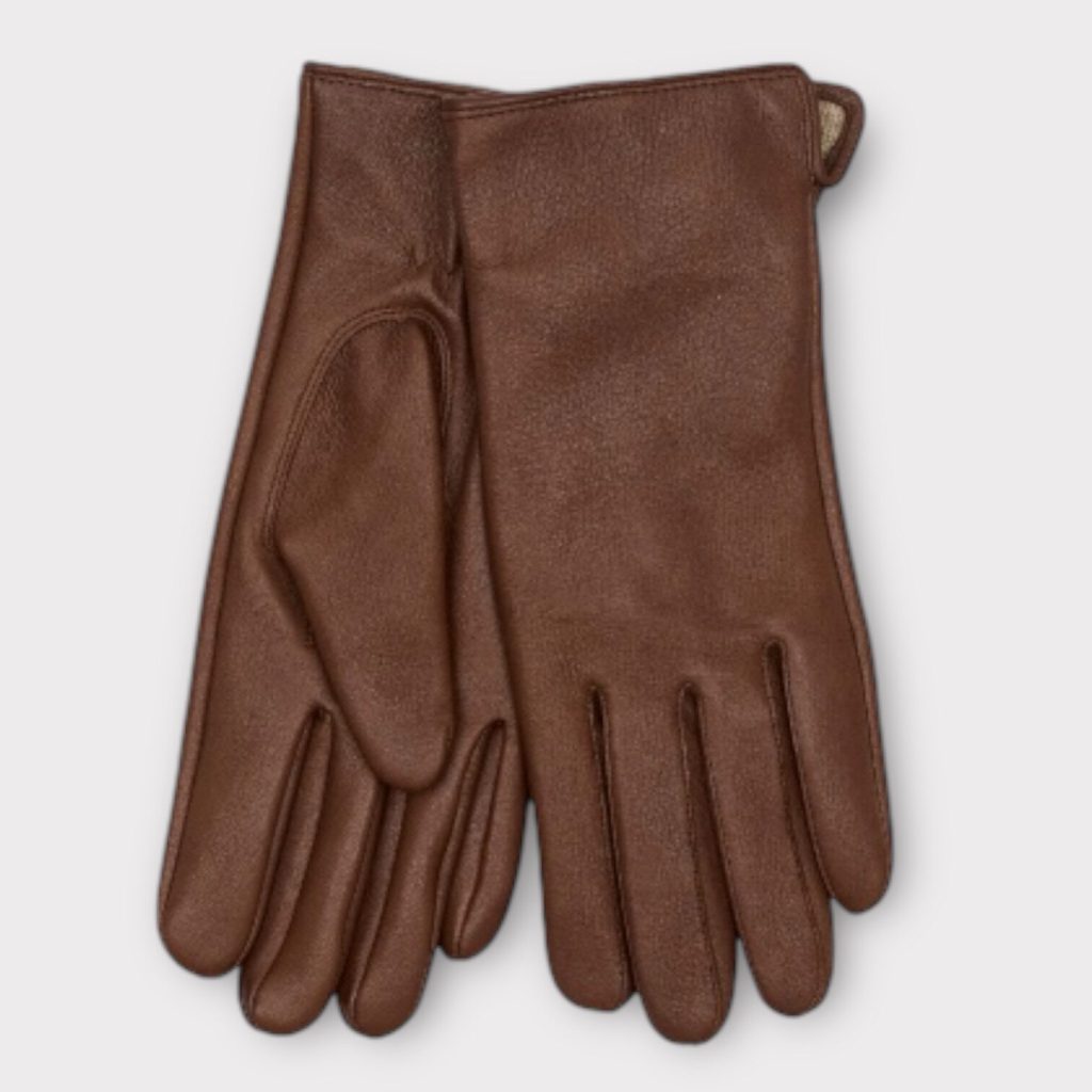 skindhandsker brown