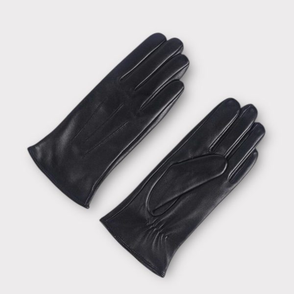 Plisse Cicie Gloves Leather Black