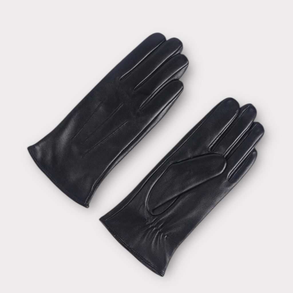 Plisse Cicie Gloves Leather Black