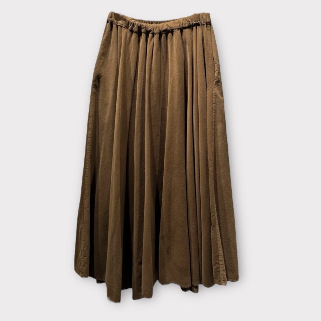 long skirt baby cord mou