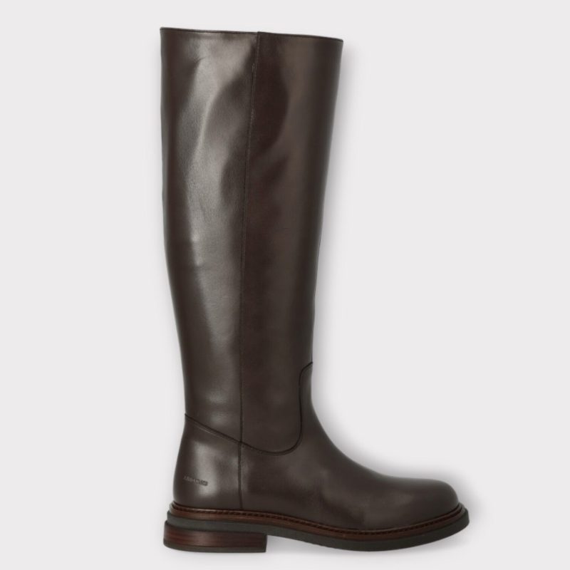 Angulus Langskaftet Støvle i Brunt Læder