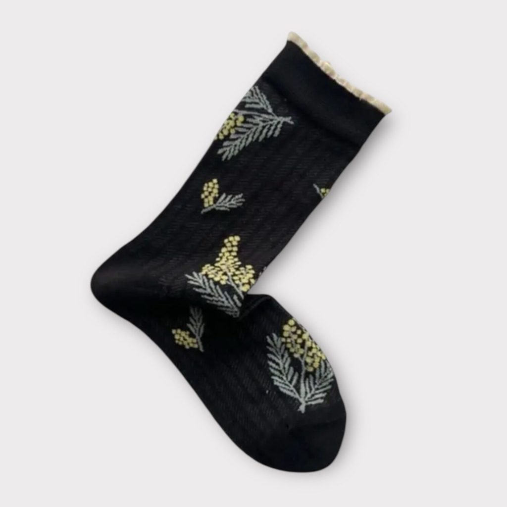 plisse copenhagen derris sock black