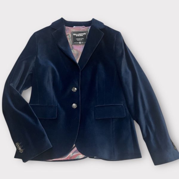 ami samt blazer navy