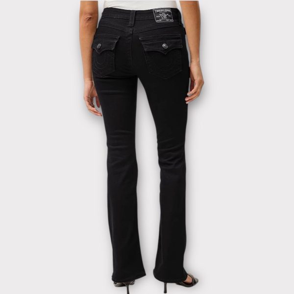 true religion mr boot flap  black