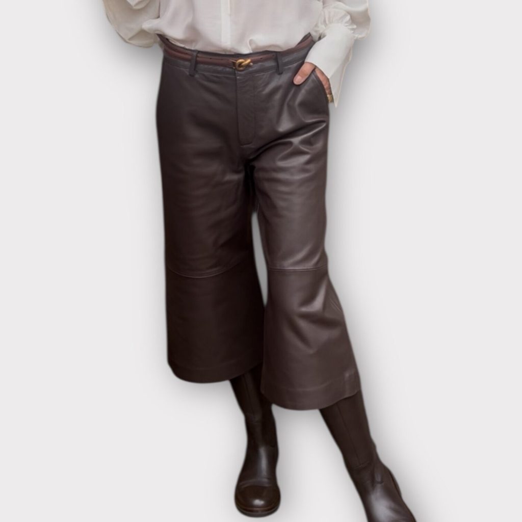 ivy augusta french culotte leather broen