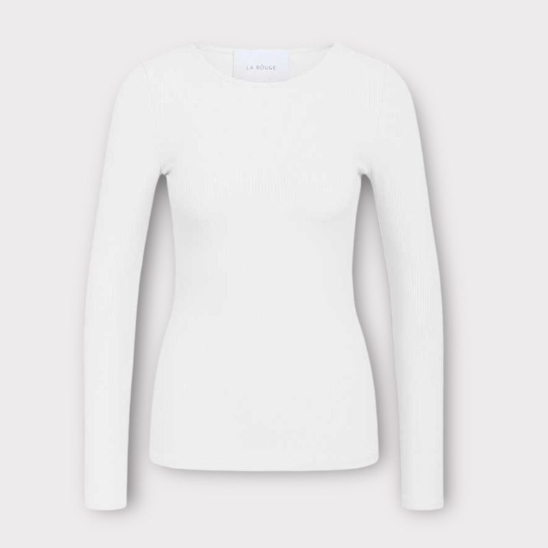 la rouge lisa l/s white