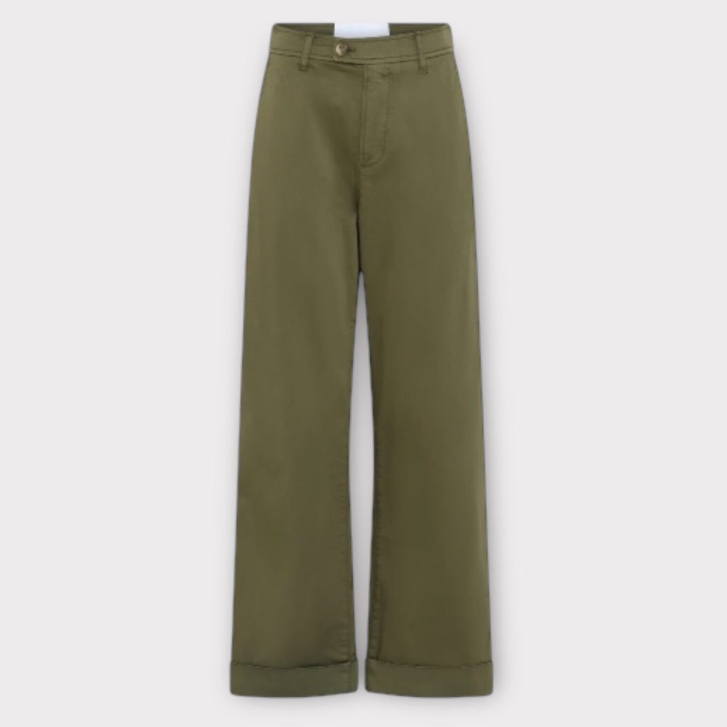 la rouge gry pants army green