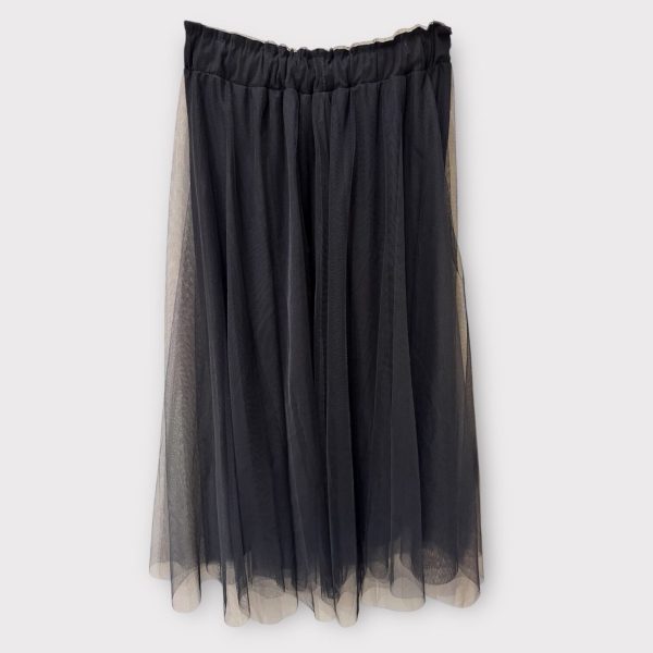 tulle skirt black
