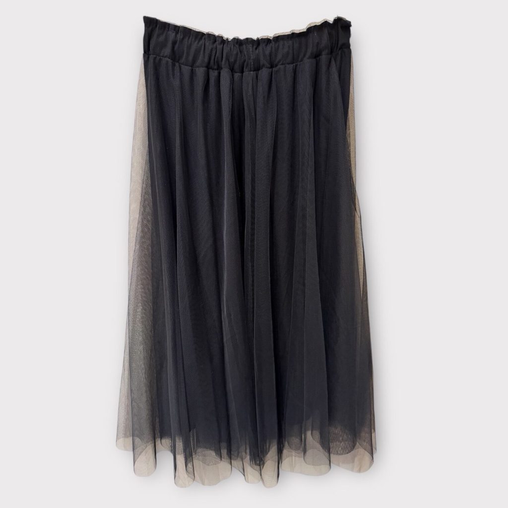 tulle skirt black