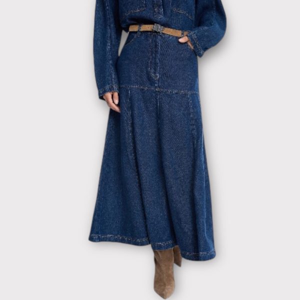 Munthe Tuxya Skirt Indigo