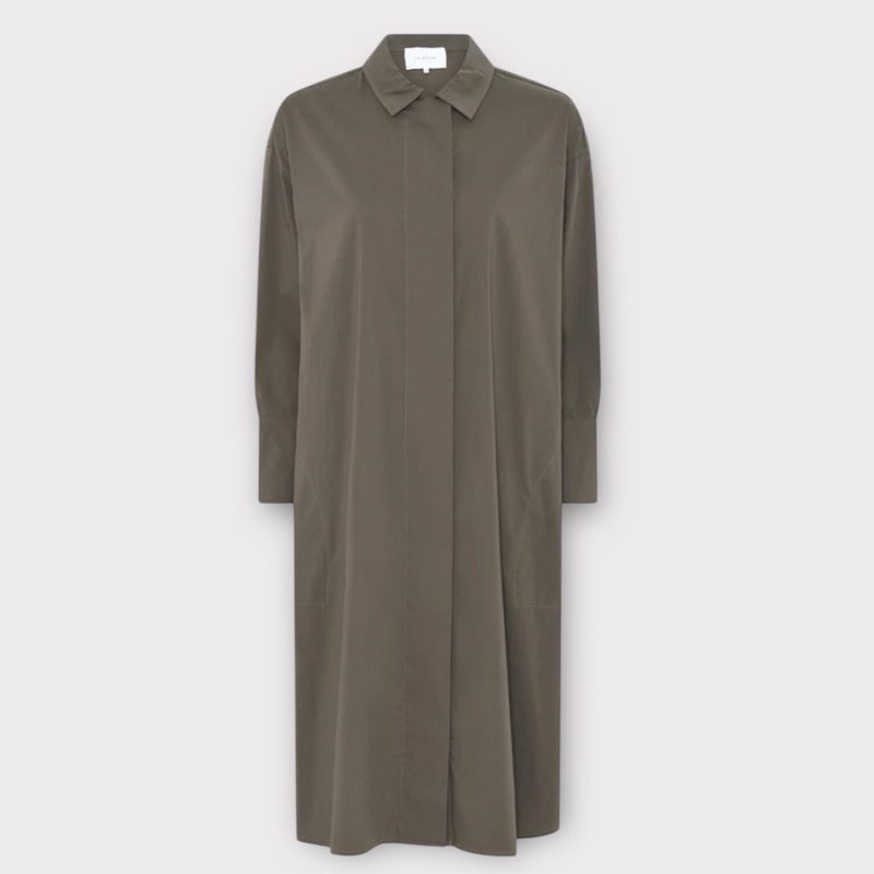 la rouge vilda dress army green