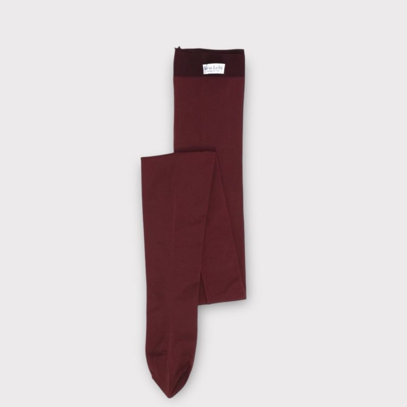 maria la rosa lycra tights bordeaux