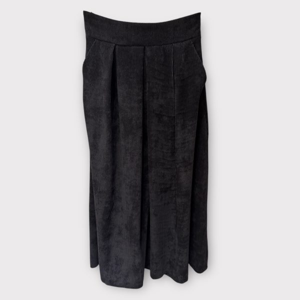 flæjlsnederdel black