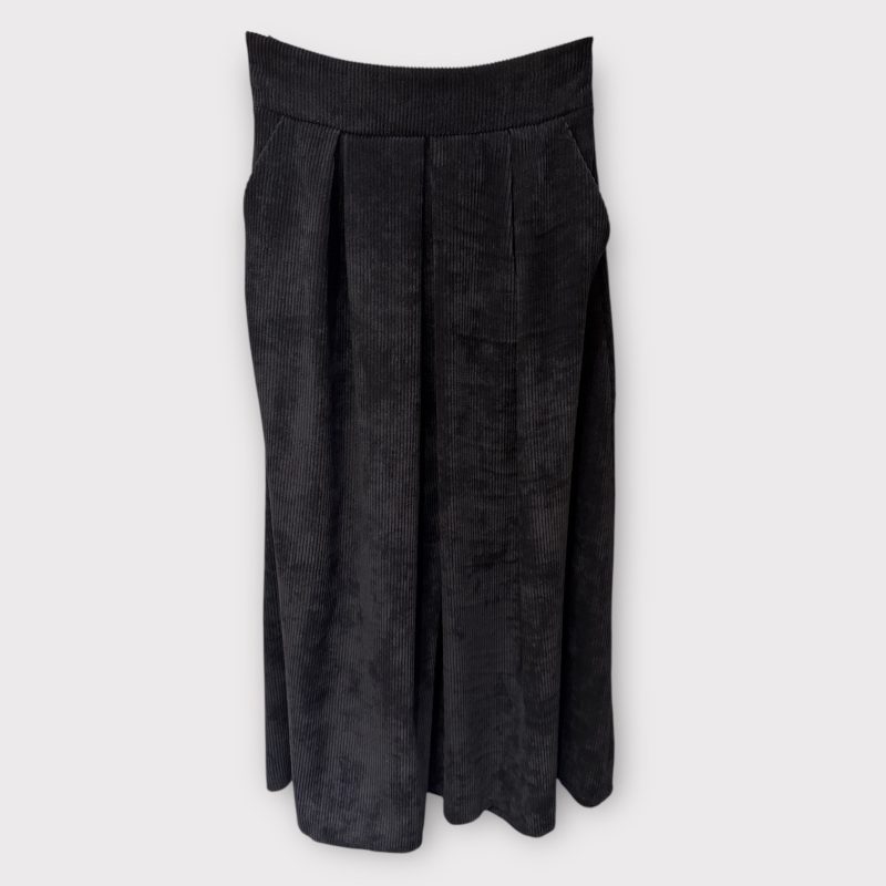 flæjlsnederdel black