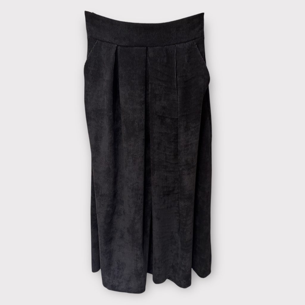 flæjlsnederdel black