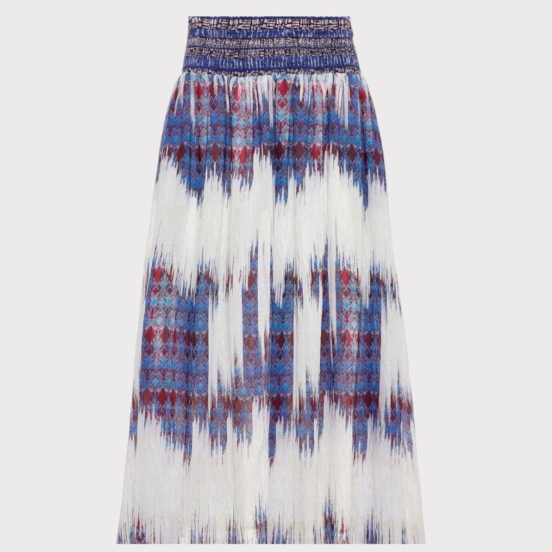 devotion twins saffron linen skirt